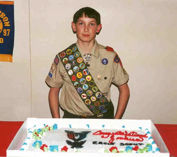 Josh Lake Eagle Scout ceremony, Pennsylvania